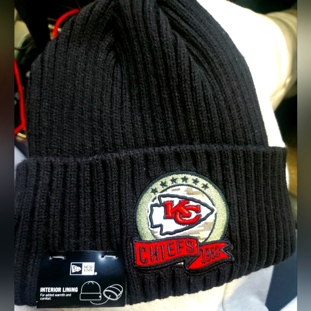 Authentic Chiefs - Salute to Survive Edition Black Beanie